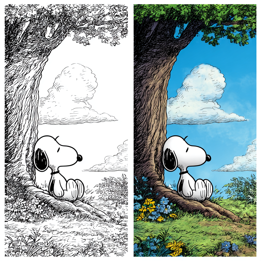 Snoopy Coloring Pages