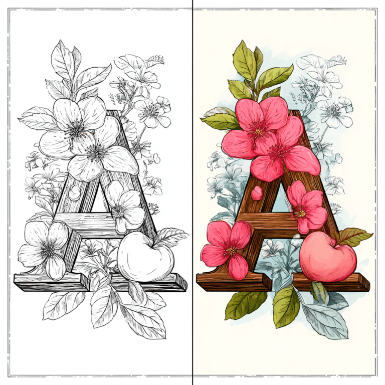 Alphabet Coloring Pages