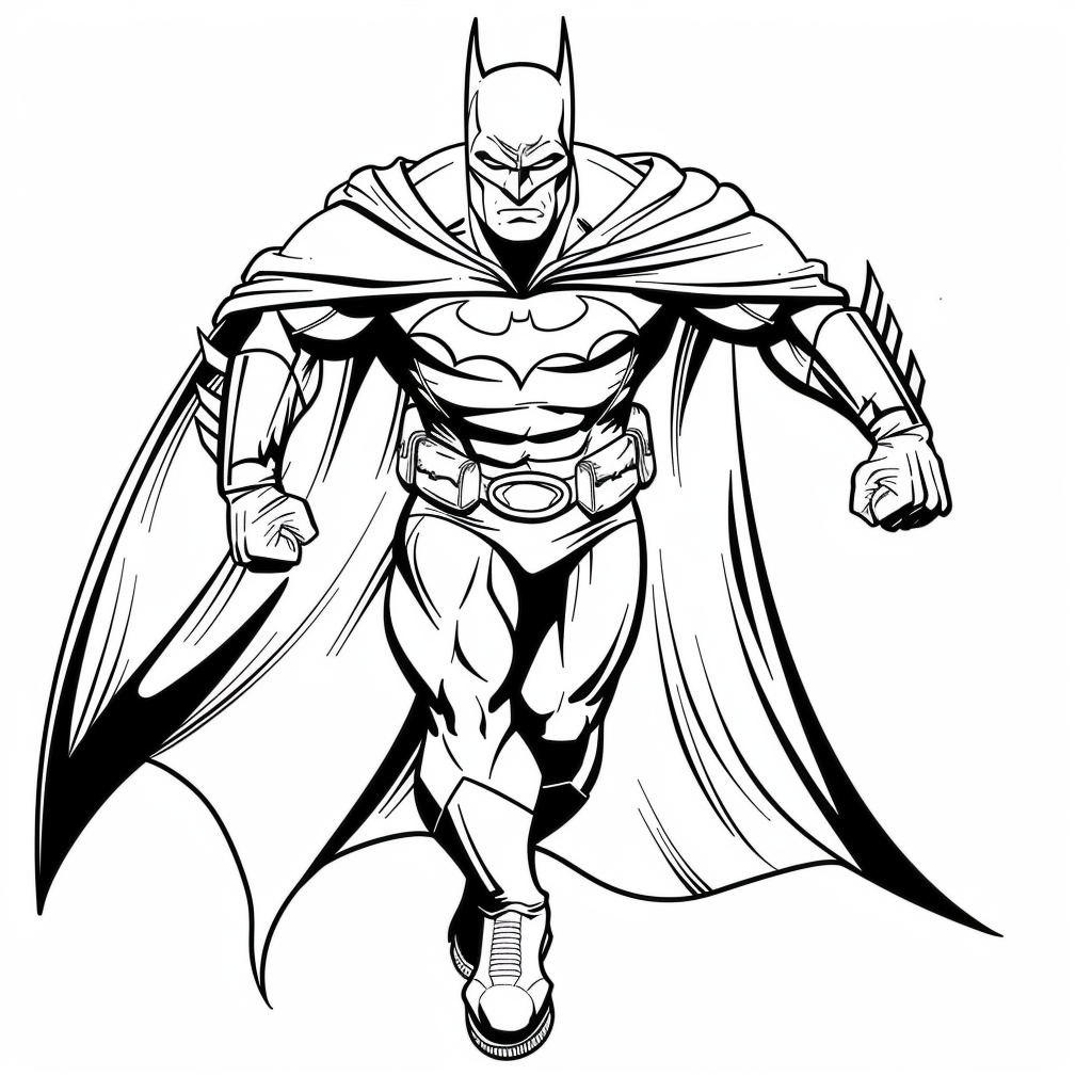 Batman Running into Action