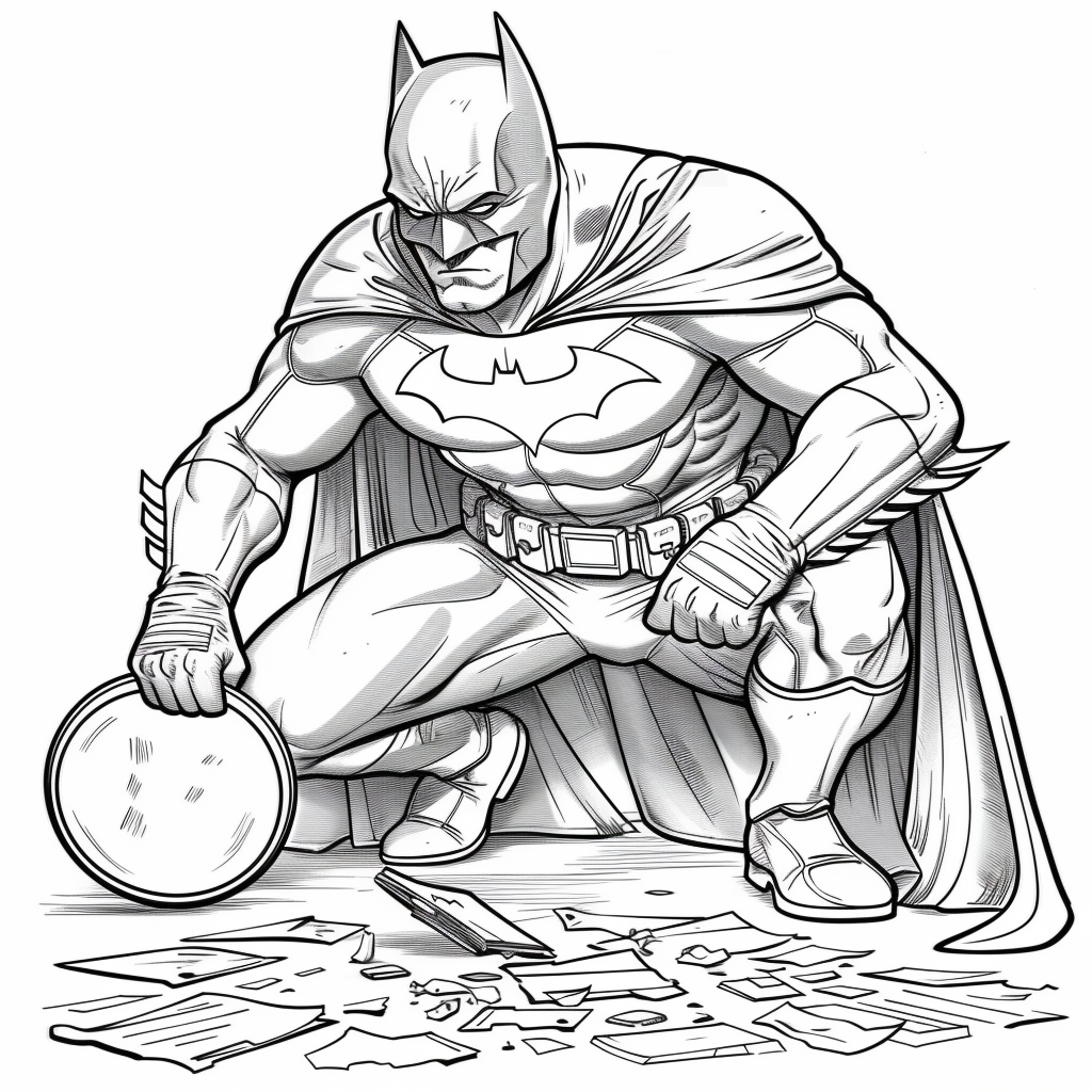 Batman in a Detective Pose