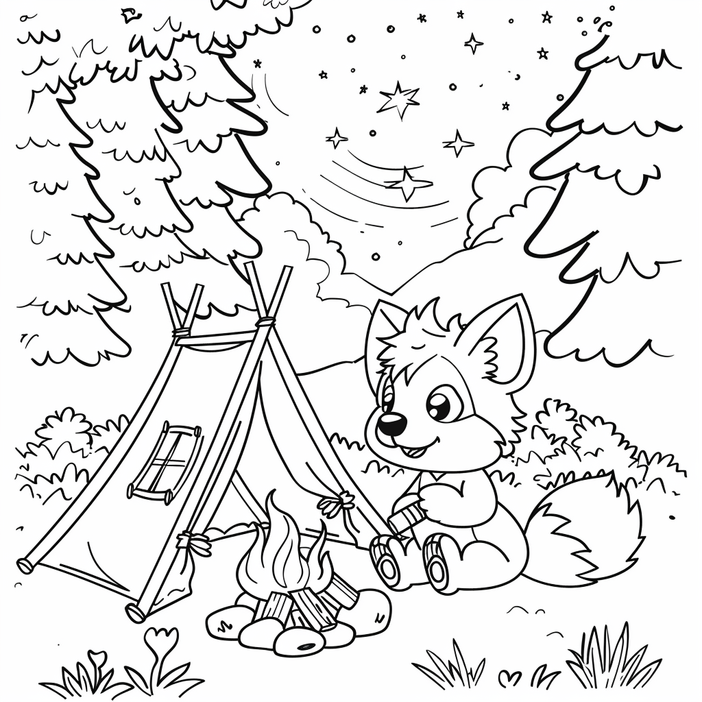 Bluey Camping Adventure