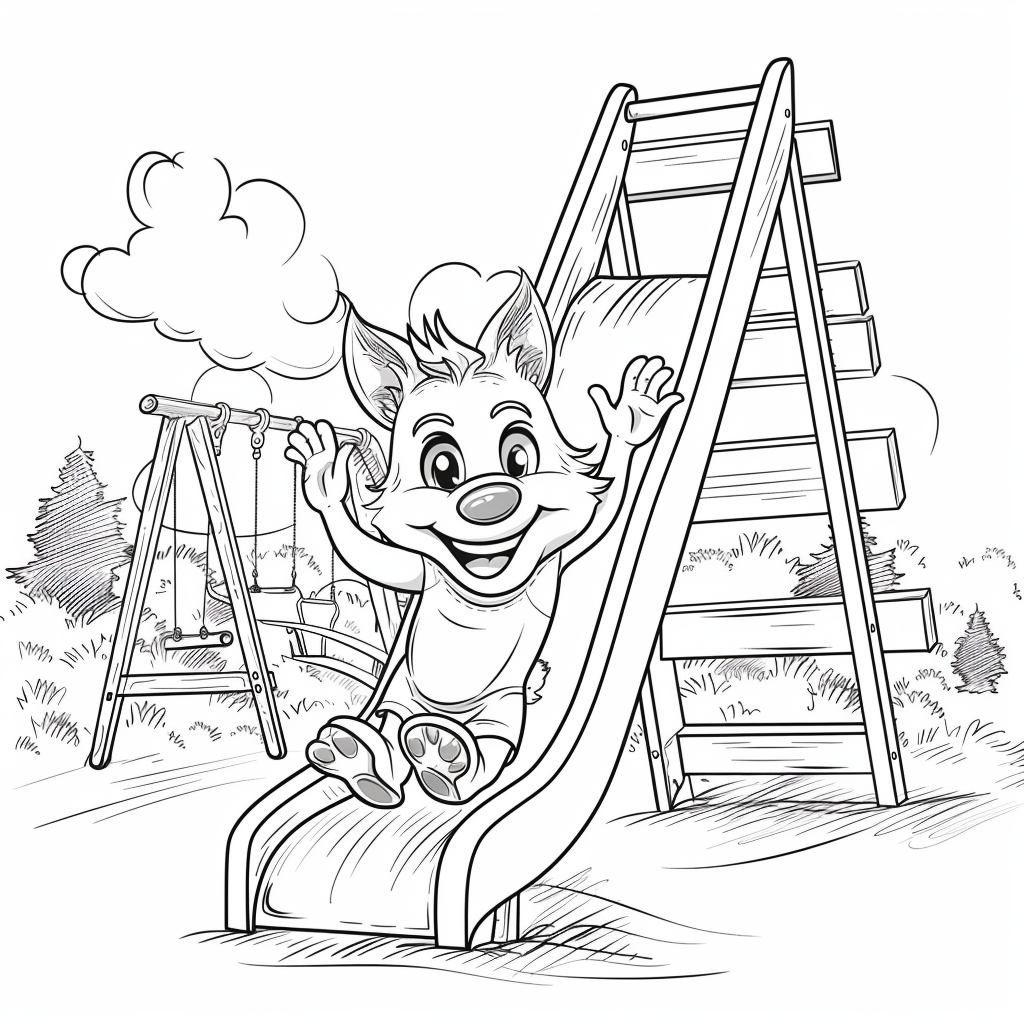 Bluey at the Playground