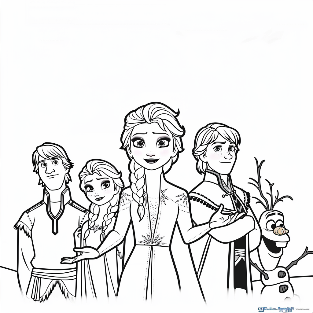 Elsa Singing with Friends Watching