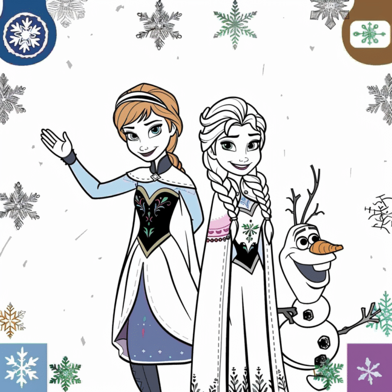 Frozen Coloring Pages