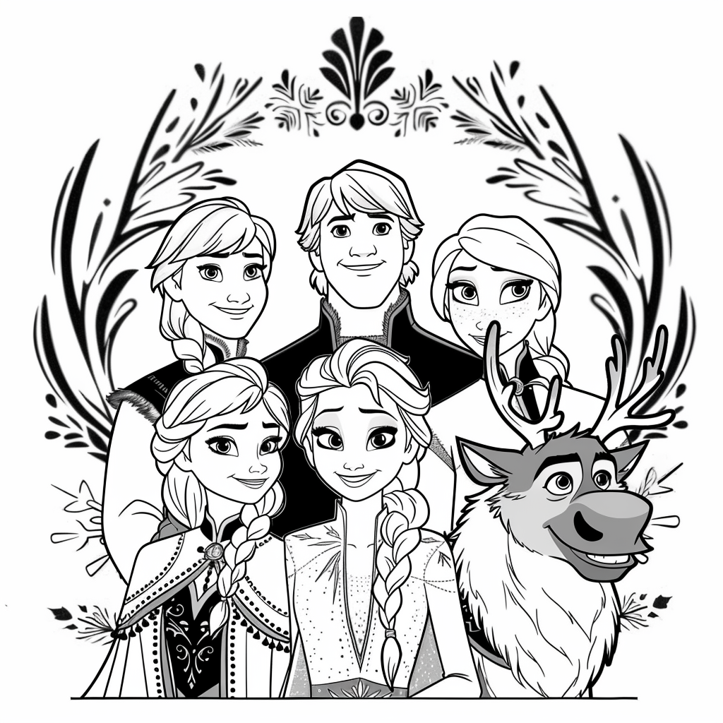 Frozen Family Portrait Style