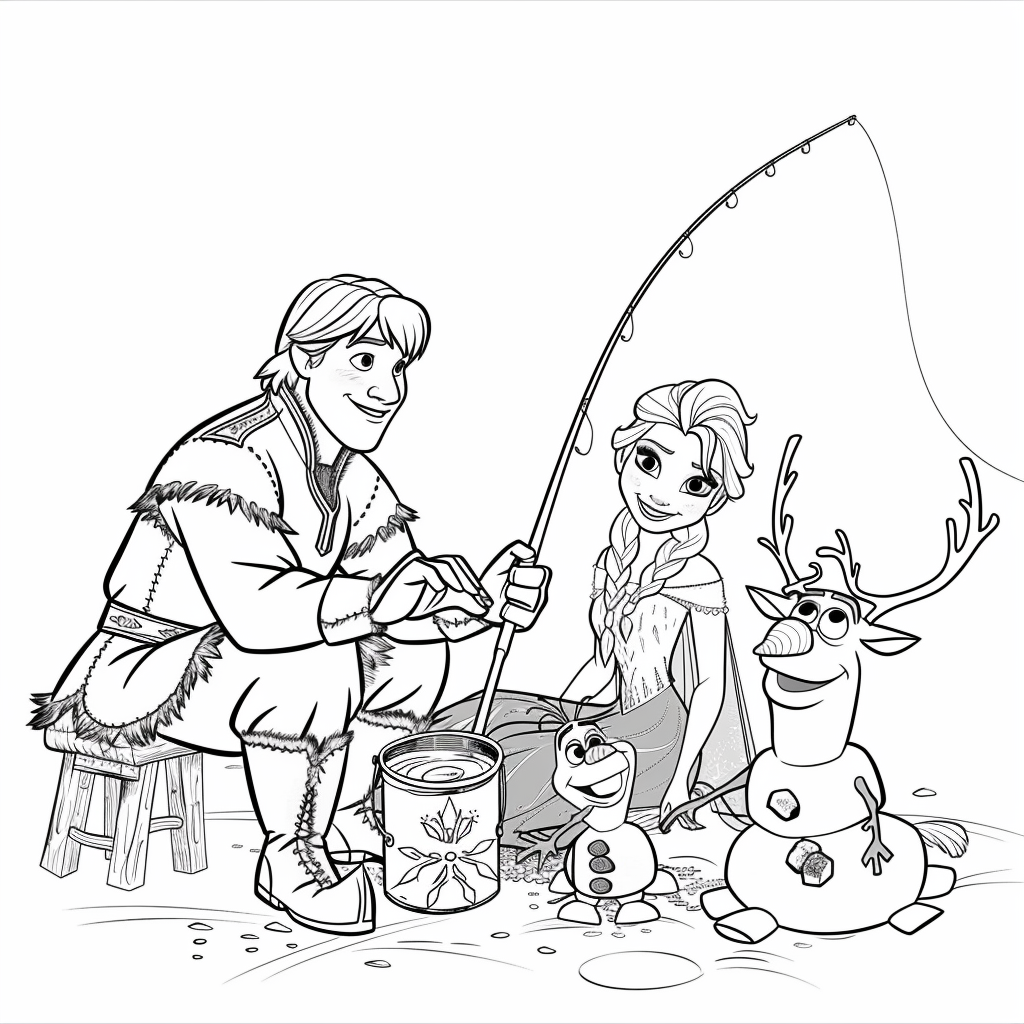 Frozen Fishing Day