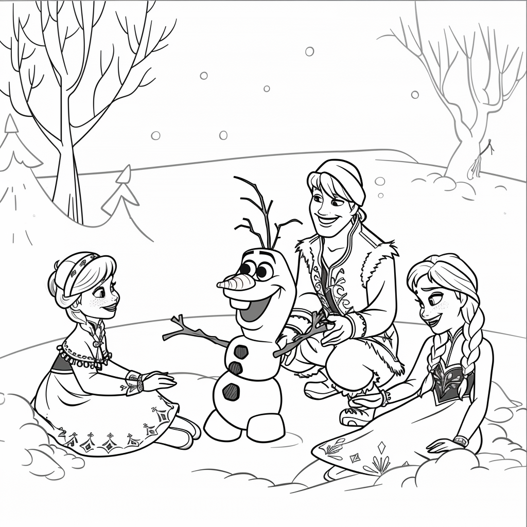 Frozen Snow Angel Fun