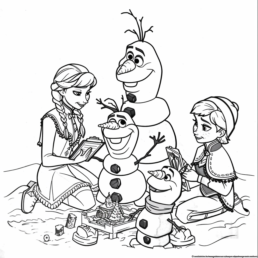 Frozen Snow Sculpture Contest