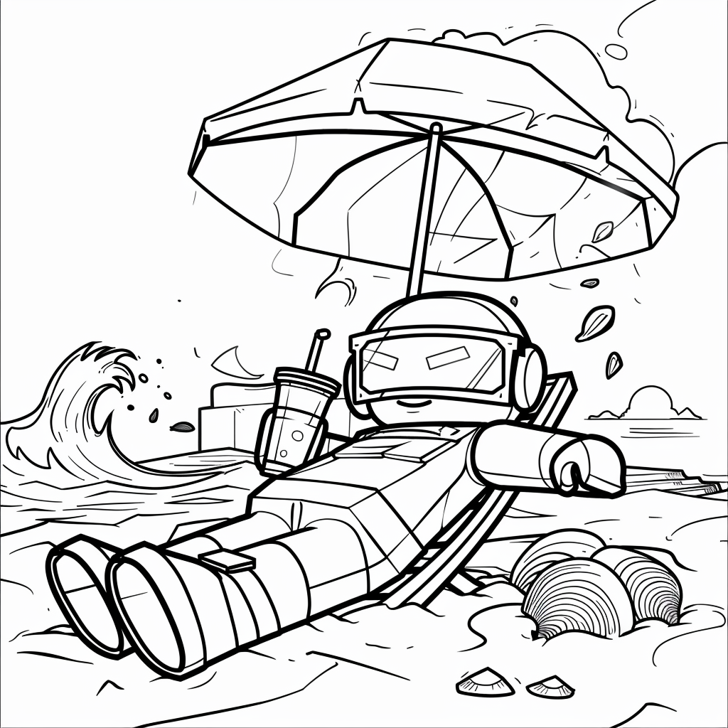 Roblox Beach Vacation Scene