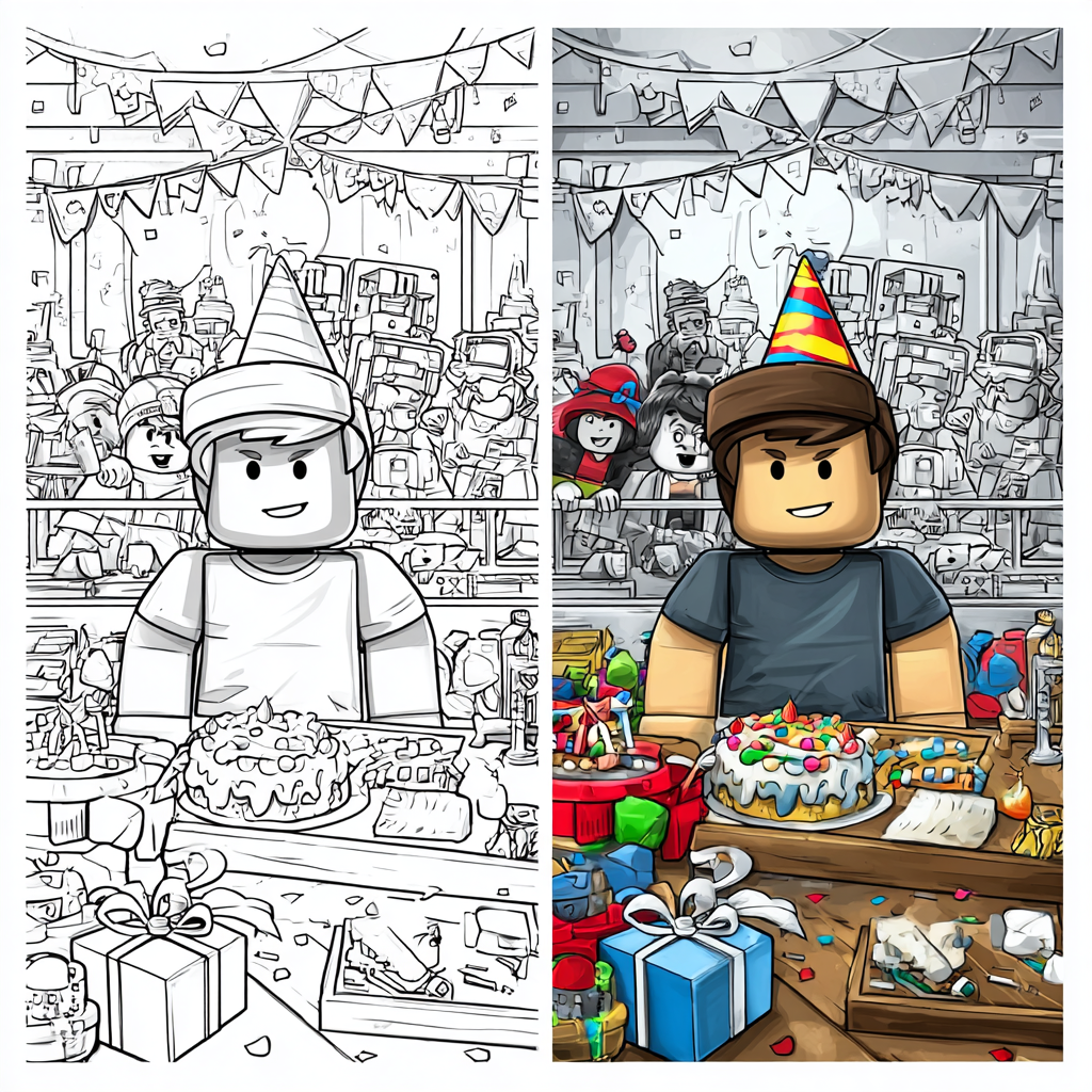 Roblox Coloring Pages