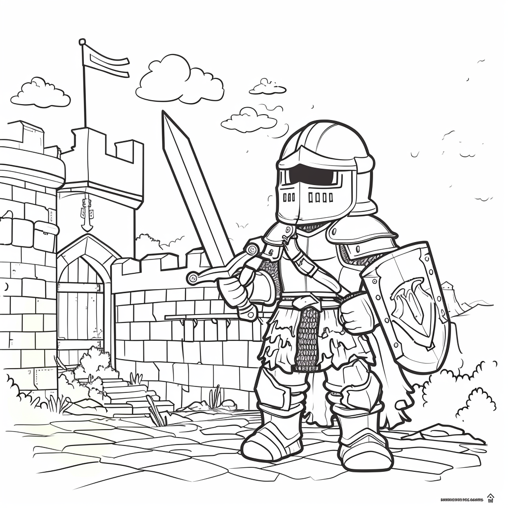 Roblox Knight in Armor