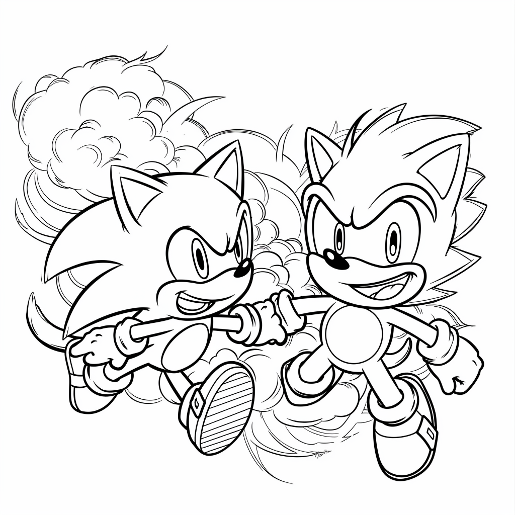 Sonic Flying with Tails
