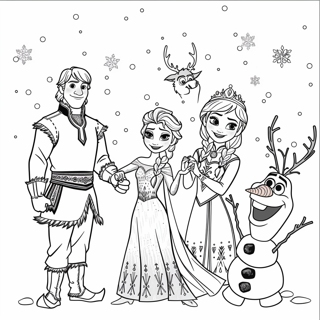 Winter Celebration Scene