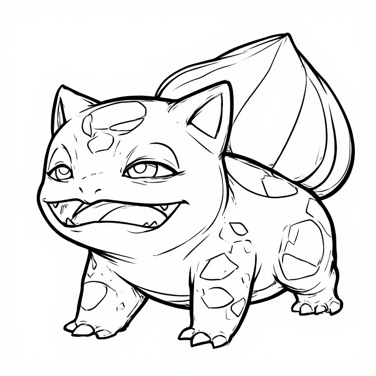 Bulbasaur Stretching Awake