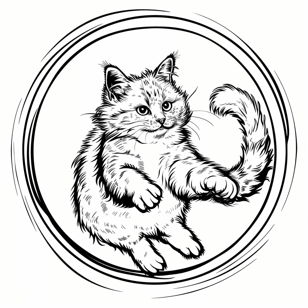 Cat Jumping Through Hoop