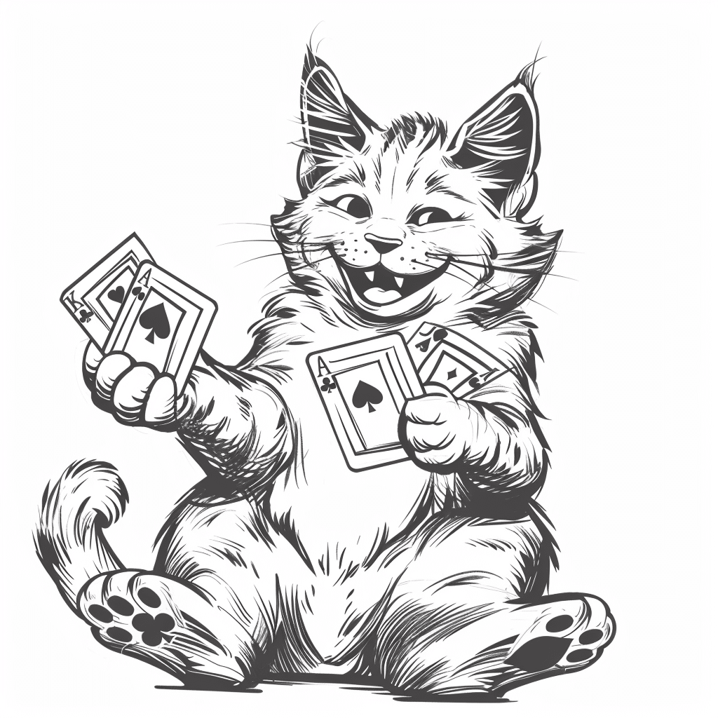 Cat Playing Cards