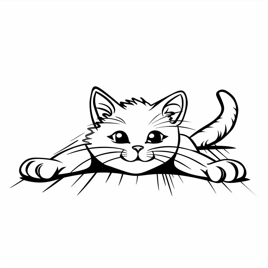 Cat Sliding on Floor