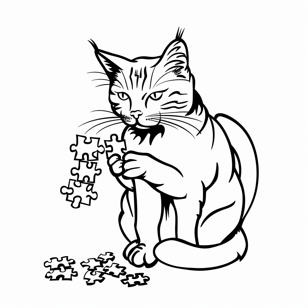 Cat Solving Puzzle