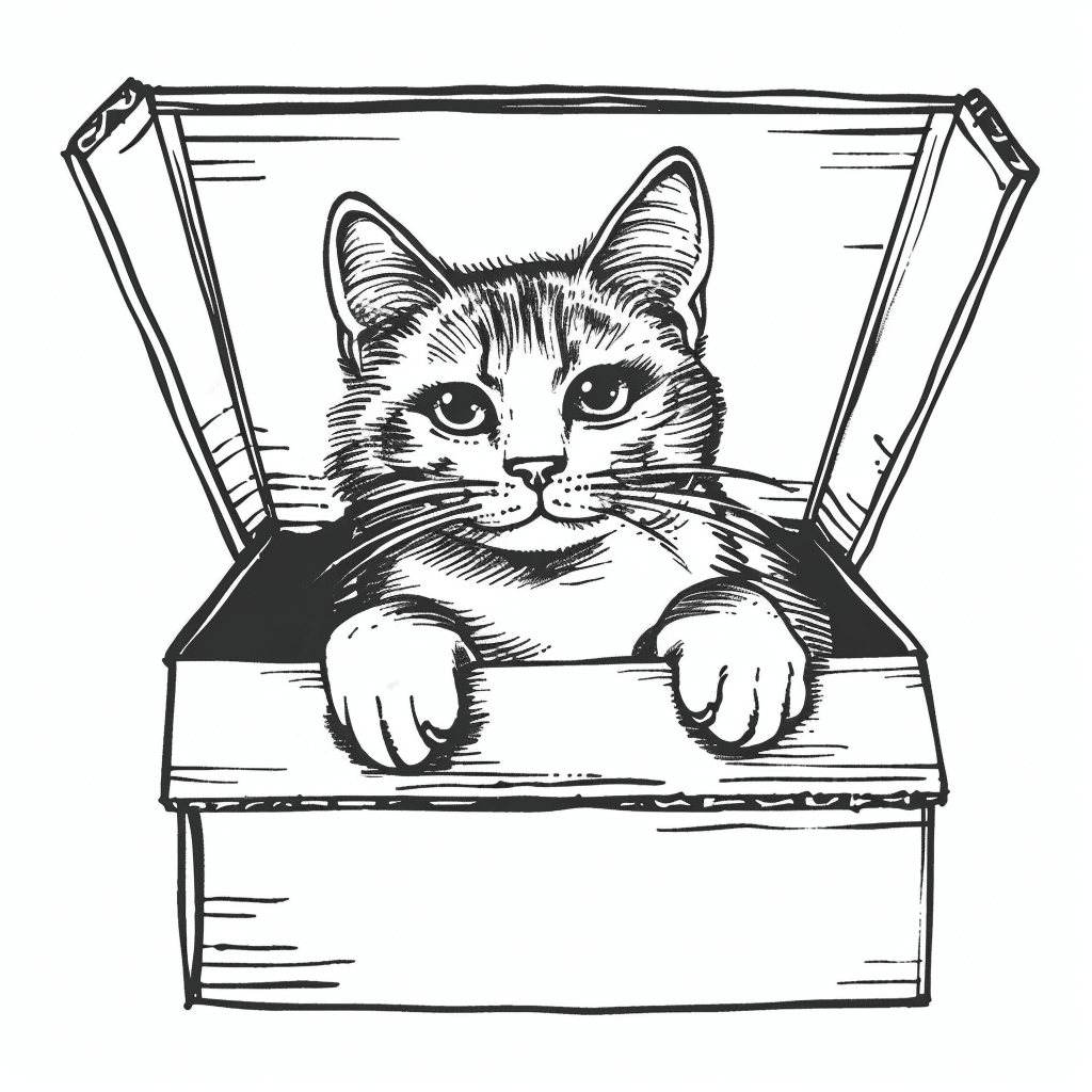 Cat in Box