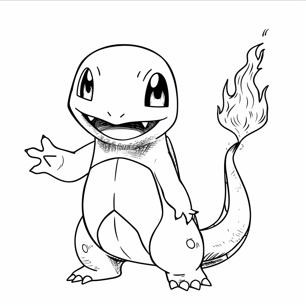 Charmander Waving Hello