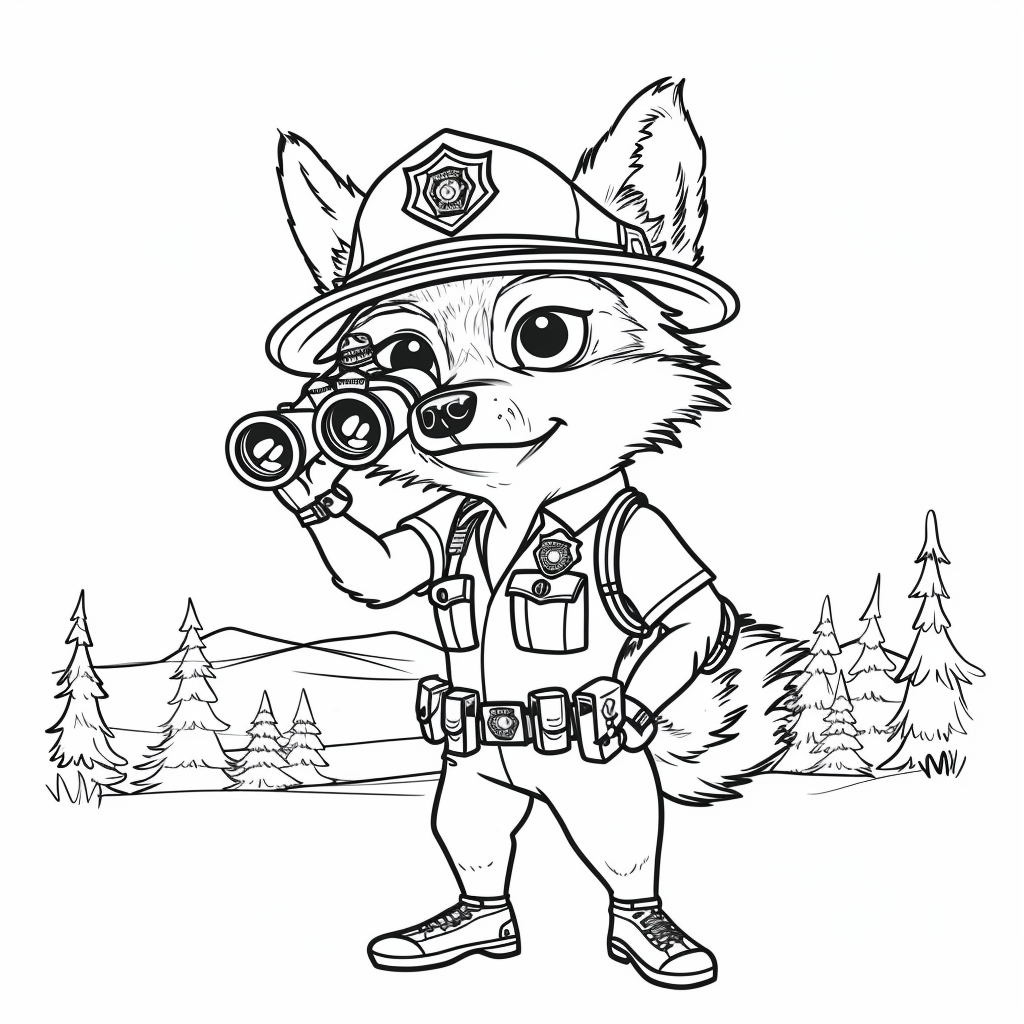 Chase Using Binoculars on Patrol