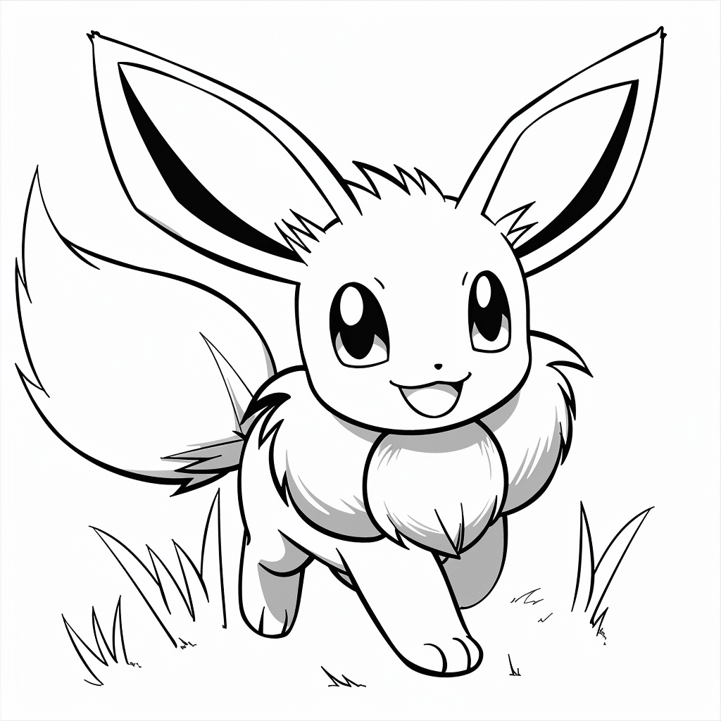 Eevee Running Playfully