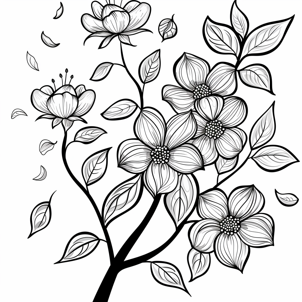 Flowering Tree Branch