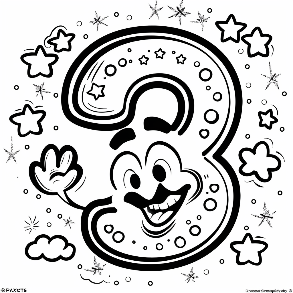 Happy Number Three with Stars