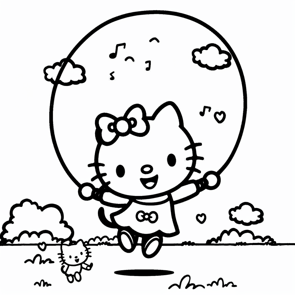 Hello Kitty Jumping Rope