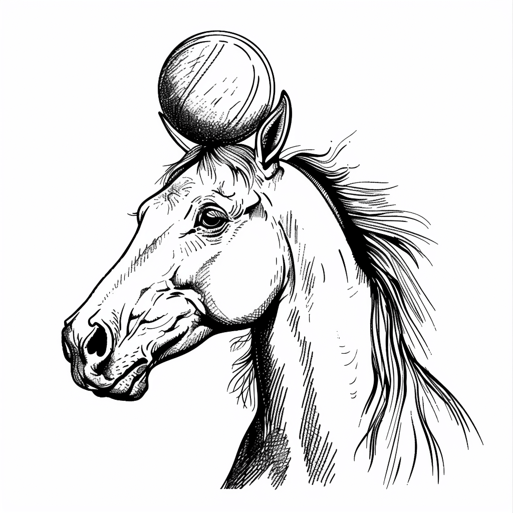 Horse Balancing Ball
