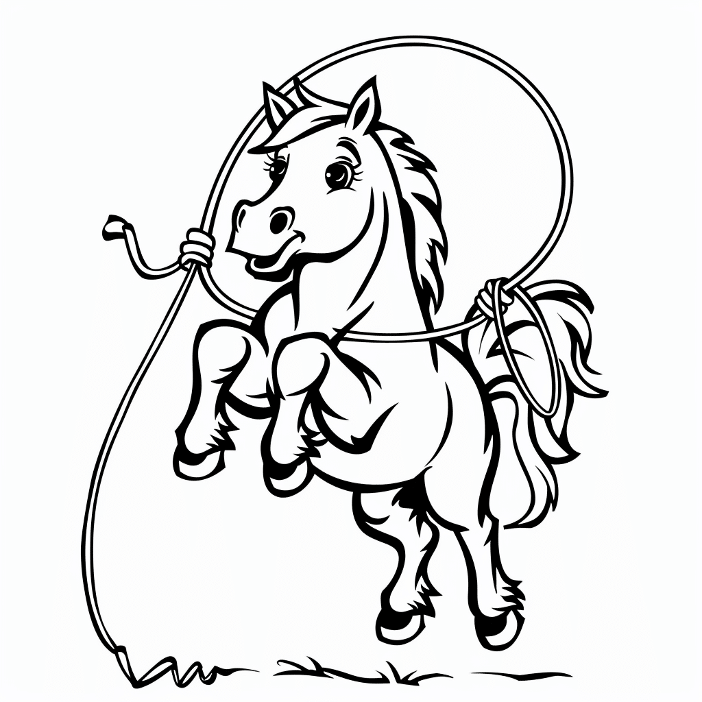 Horse Jumping Rope