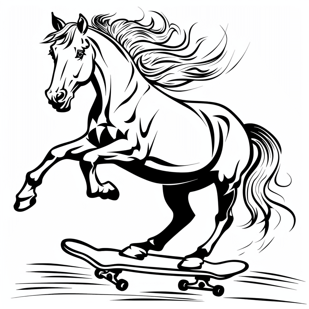 Horse Riding Skateboard