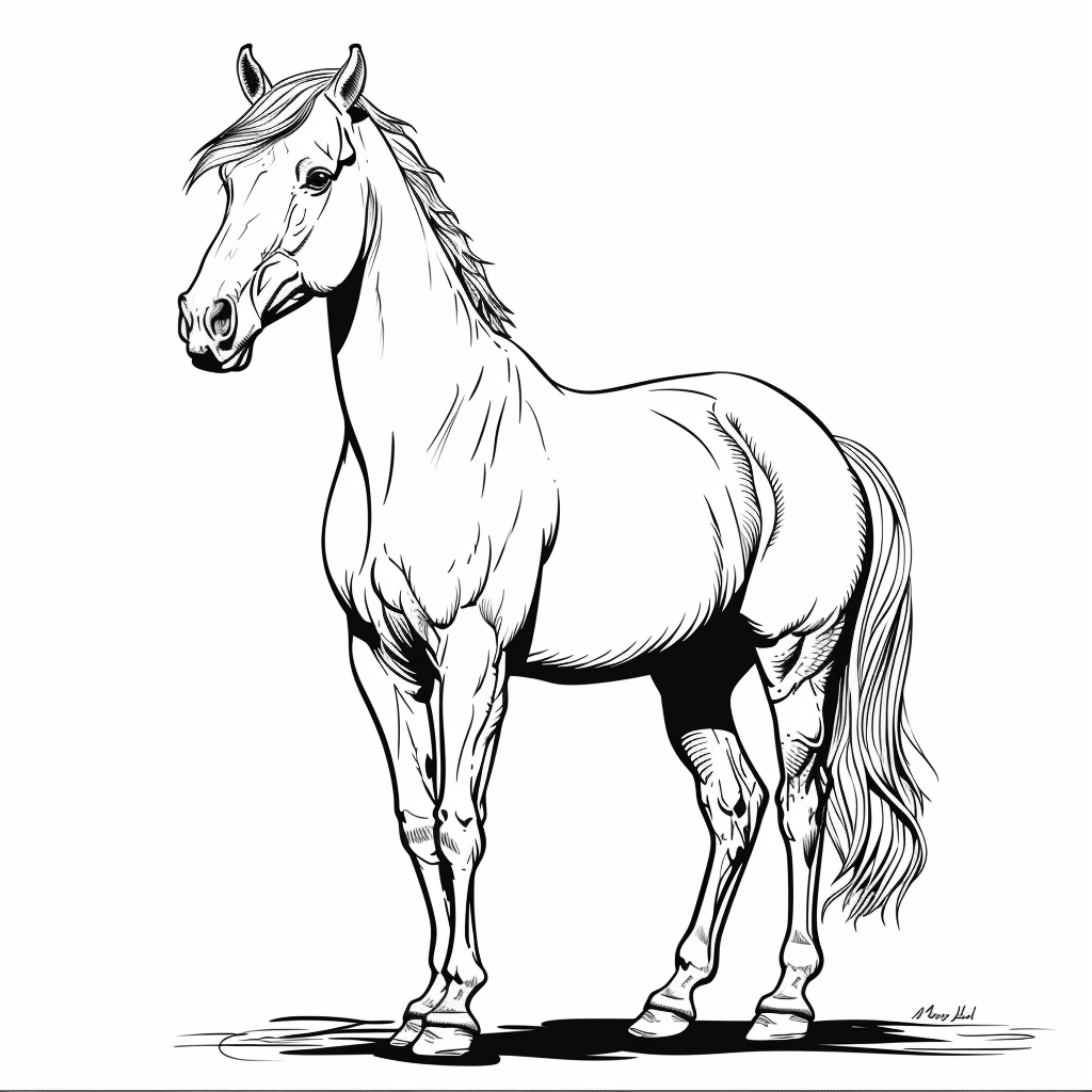 Horse Standing Hero Pose