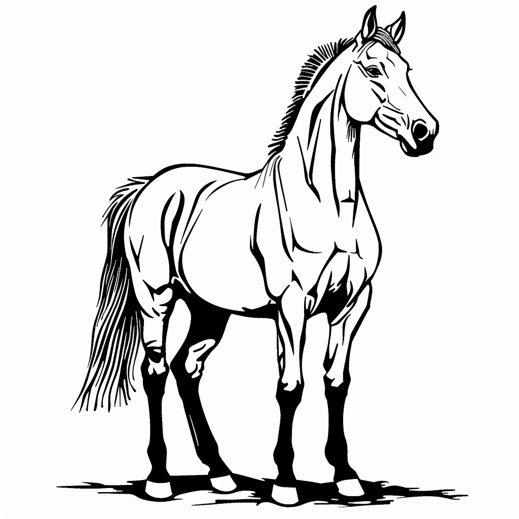 Horse Standing Proud