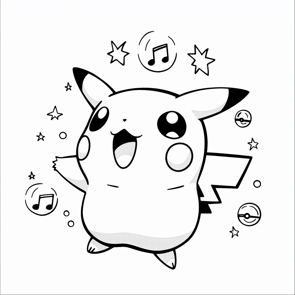 Jigglypuff Singing Happily