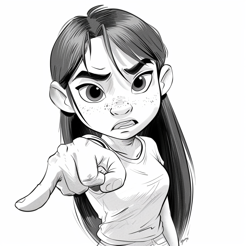 Lilo Accusing Point Meme