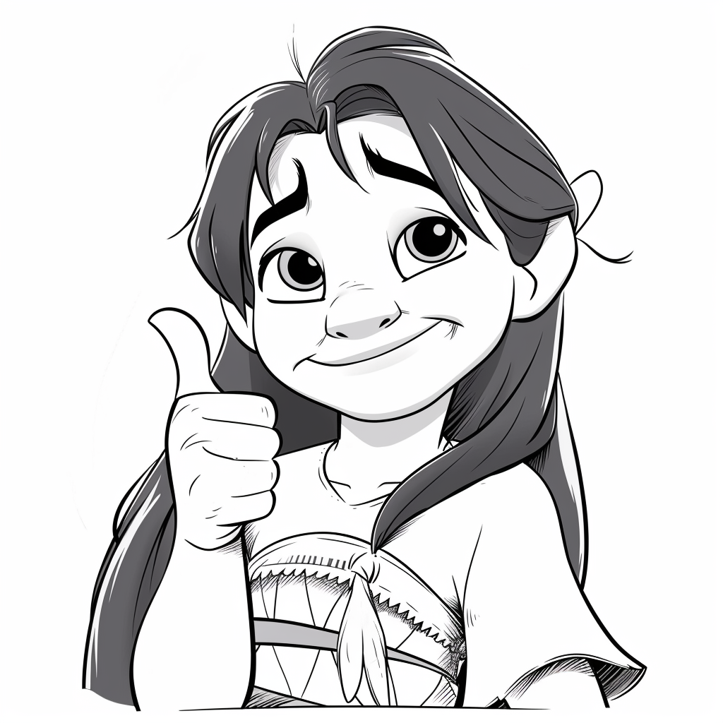 Lilo Sarcastic Thumbs Up