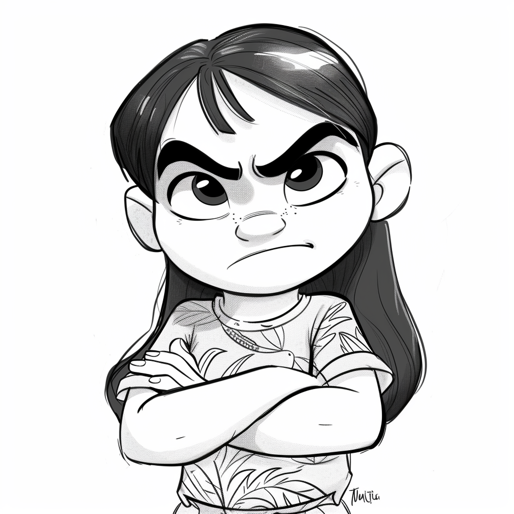 Lilo Side-Eye Expression Meme