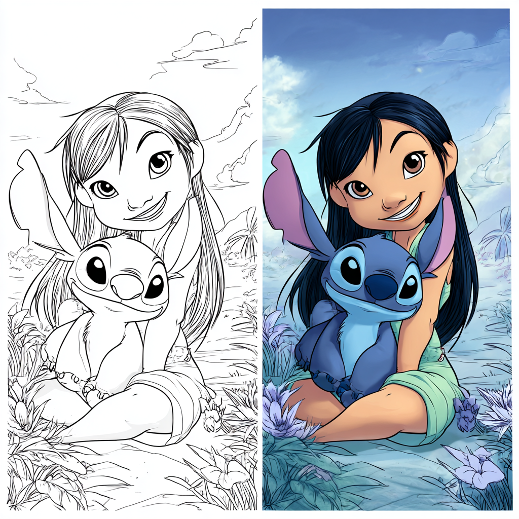 Lilo & Stitch Coloring Pages