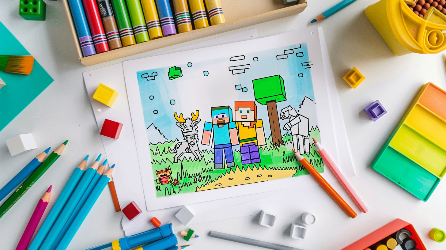 Minecraft Coloring Pages