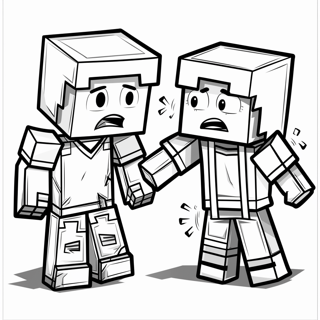 Minecraft Player Accidentally Hitting a Villager
