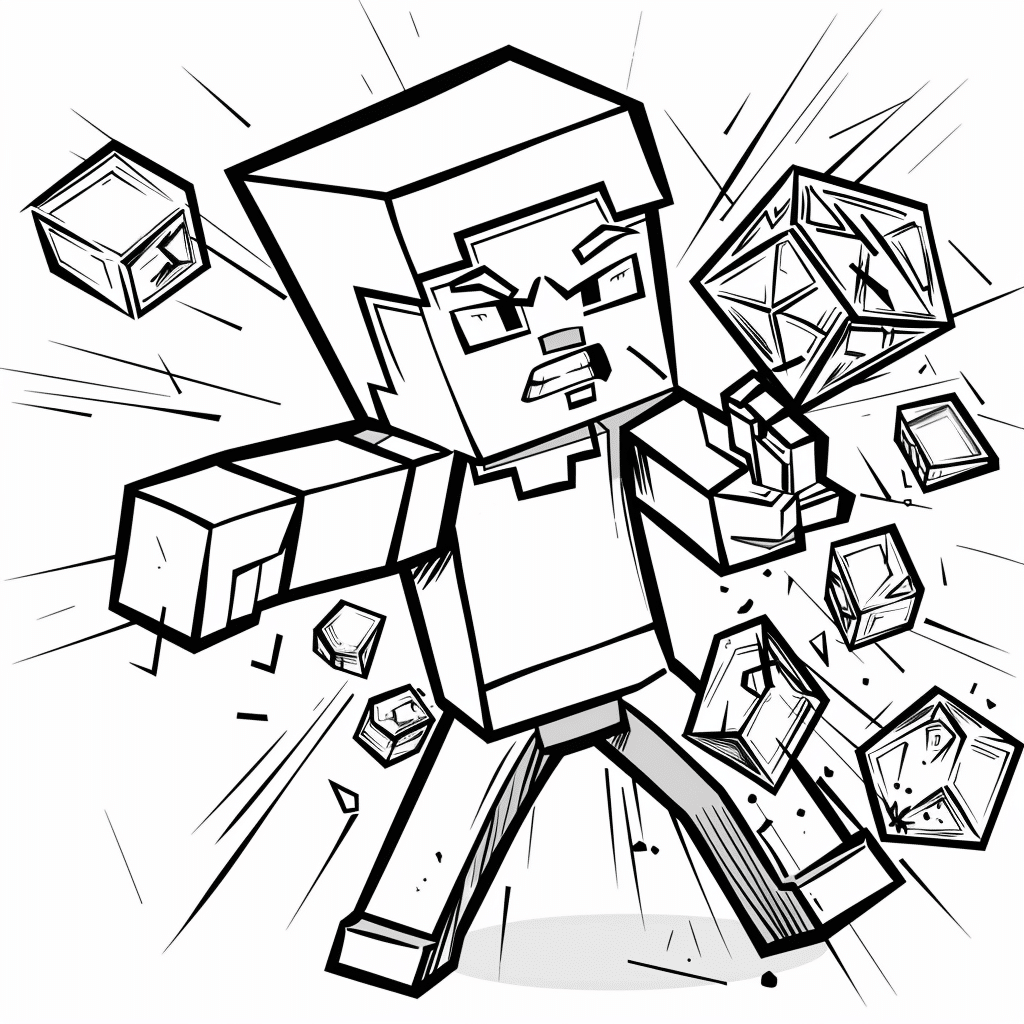 Minecraft Player Holding Too Many Diamonds