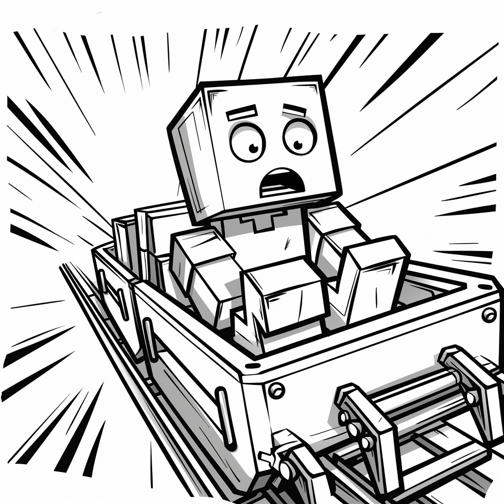 Minecraft Player Riding Minecart Too Fast