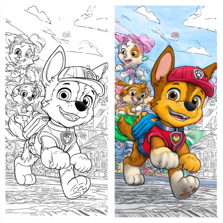 Paw Patrol Coloring Pages