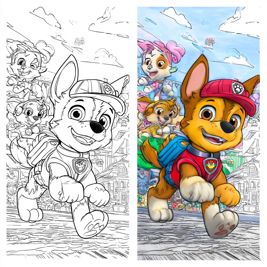 Paw Patrol Coloring Pages