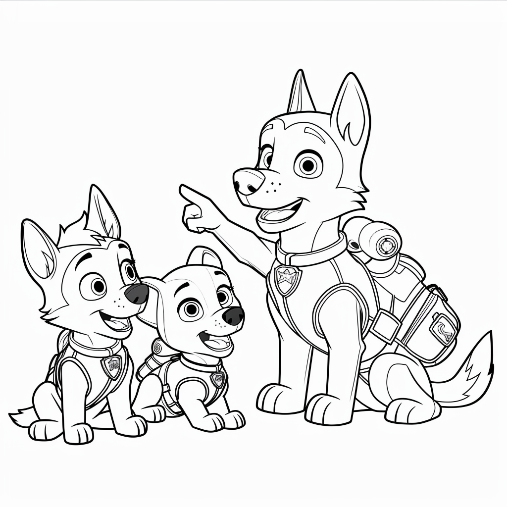 Ryder Giving Instructions to Everest and Skye