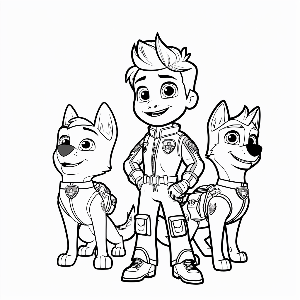 Ryder With Everest and Skye Ready for a Rescue