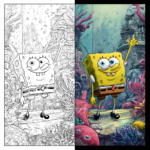 SpongeBob Coloring Pages