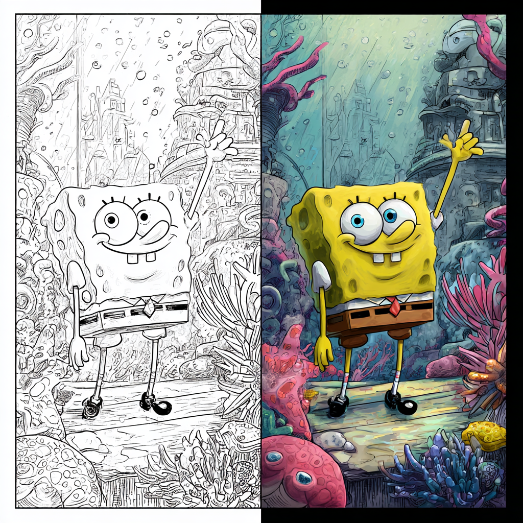 SpongeBob Coloring Pages