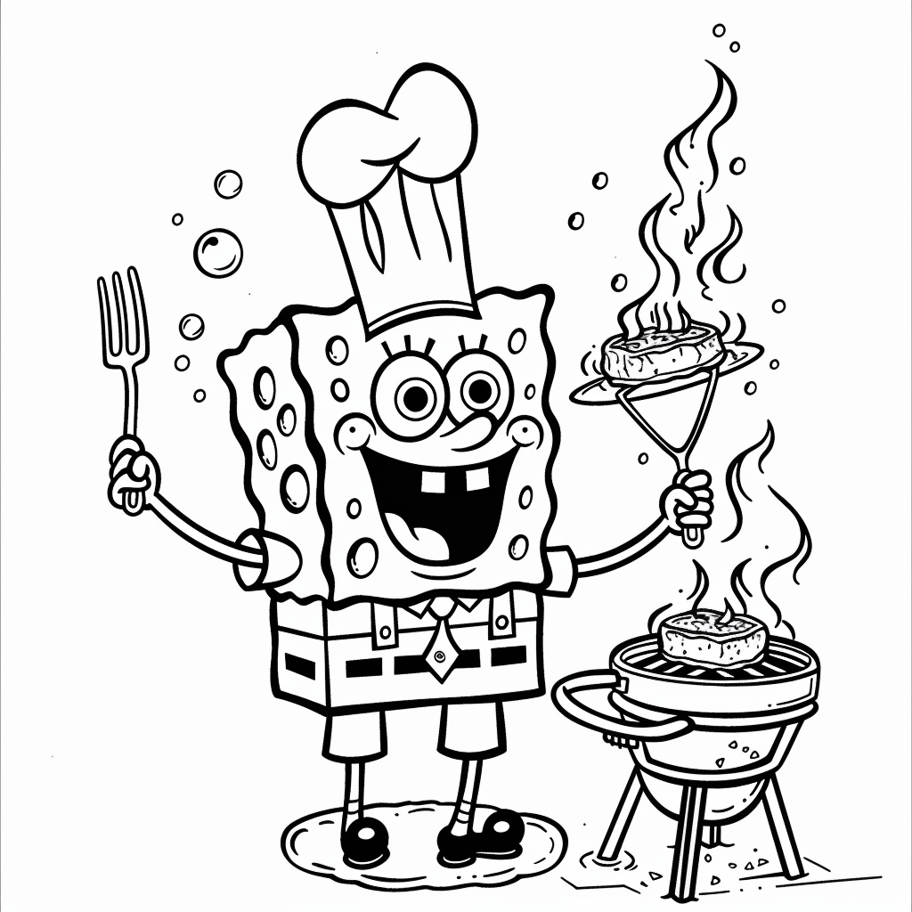 SpongeBob Cooking Krabby